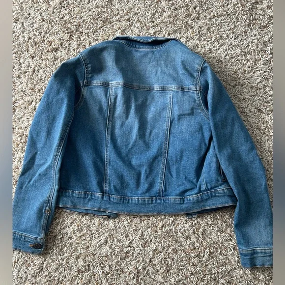 Denim jean jacket by Old Navy Girls size 10/12 - Picture 3 of 3